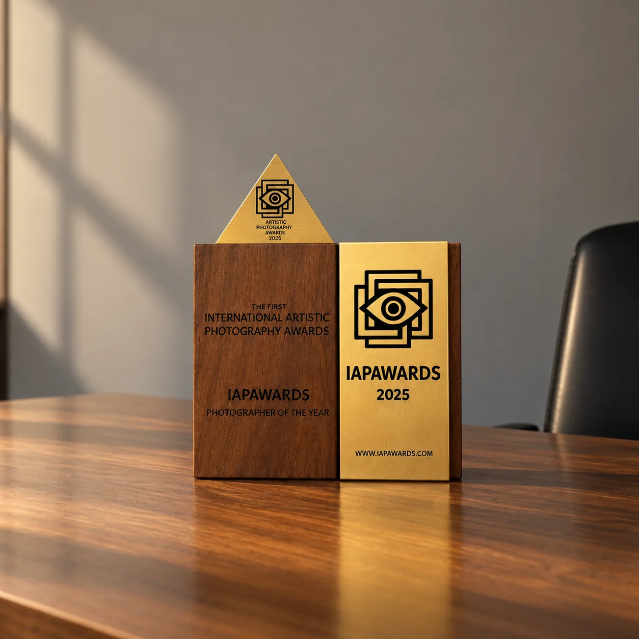 International photography award trophy